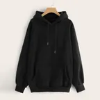 Hoodie Hitam Basic 