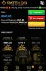 NEW!! PETEK99 REGISTER FREE RM4 HOT!! 
