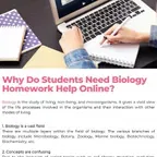Why Do Students Need Biology Homework Help Online?