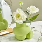 Nordic Ceramic Knot Pastel Vase