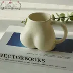 Minimalist Ceramic Chubby Butt Mug