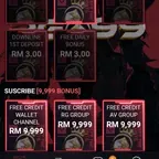 RG99 PROMO WELCOME BONUS RM10 HOT!!