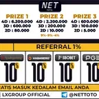 DAFTAR NETTOTO ✅  CHASBACK ✅ MEMBAYAR 3 PRIZE ✅ 