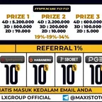 DAFTAR MAXISTOTO ✅ CHASBACK ✅ MEMBAYAR 3 PRIZE ✅ 
