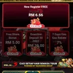 WAJA33S 2.0 NEW REGISTER RM6.66 HOT!!(NEW)