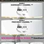 KAWSKAWS11 PROMO FREE 365  RM1-3!!
