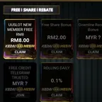 KEDAIMESIN FREE TANPA DEPOSIT RM8 HOT!!(NEW)