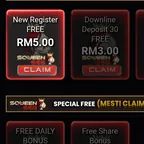 SQUEEN668 FREE TANPA DEPOSIT RM5 HOT!!