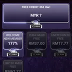 GALAXY77 PROMO FREE DAILY RM6 HOT!!(NEW)
