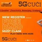 Trusted👍🏻✨5GCUCI✨🔥New Register Free RM30 & Welcome Bonus 50%🔥