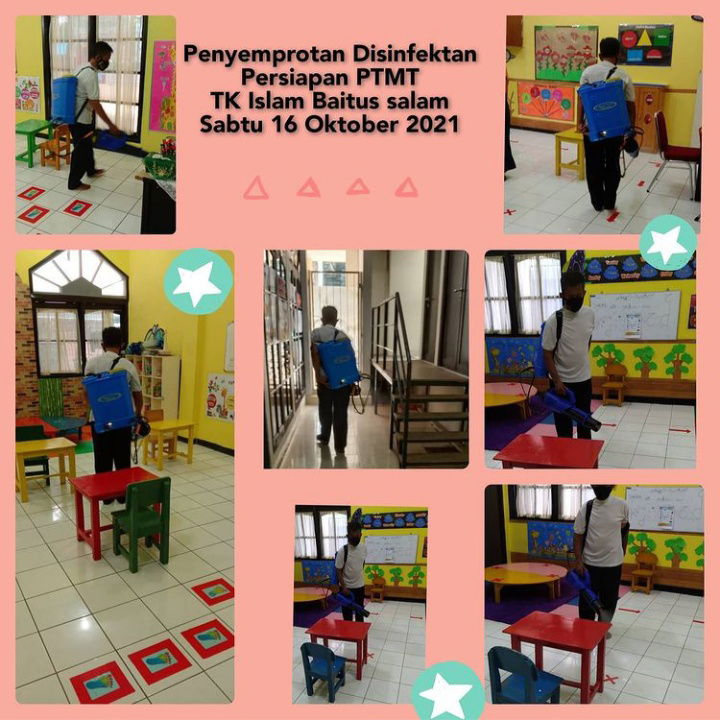 PENYEMPROTAN DISINFEKTAN TANGGAL, 16 OKTOBER 2021