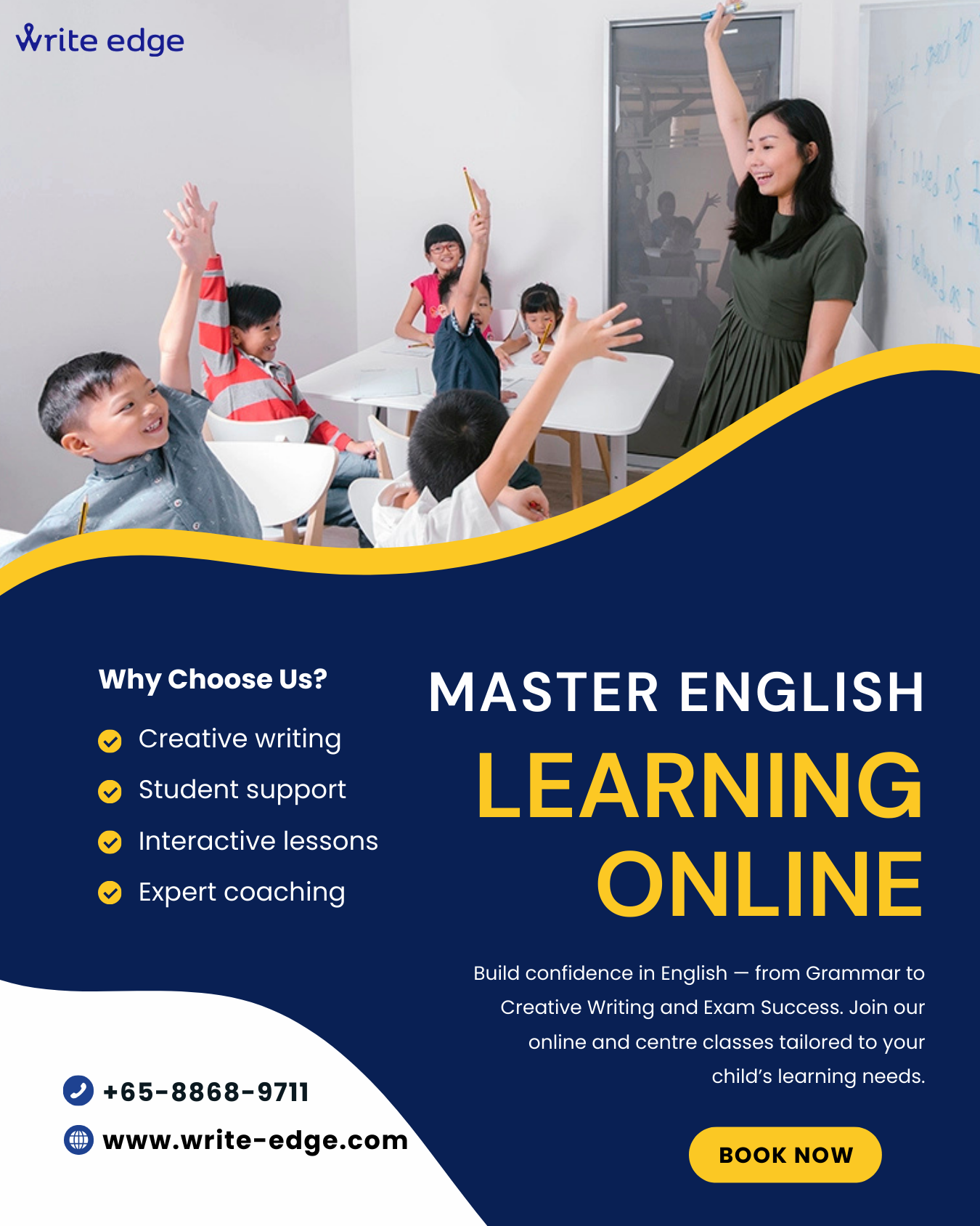 How an English Writing Class Singapore Helps Students Master Composition & Comprehension