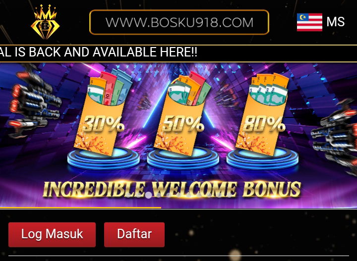 🔥Bosku918🔥 Welcome bonus 30%-80%