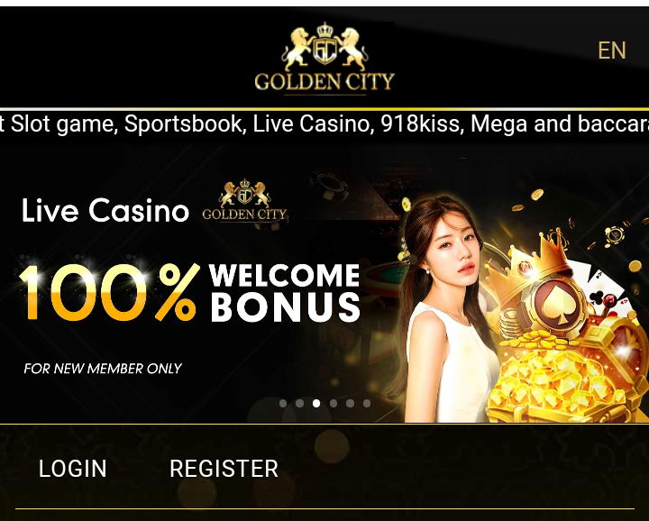 🔥Goldencity🔥 Welcome bonus 100%