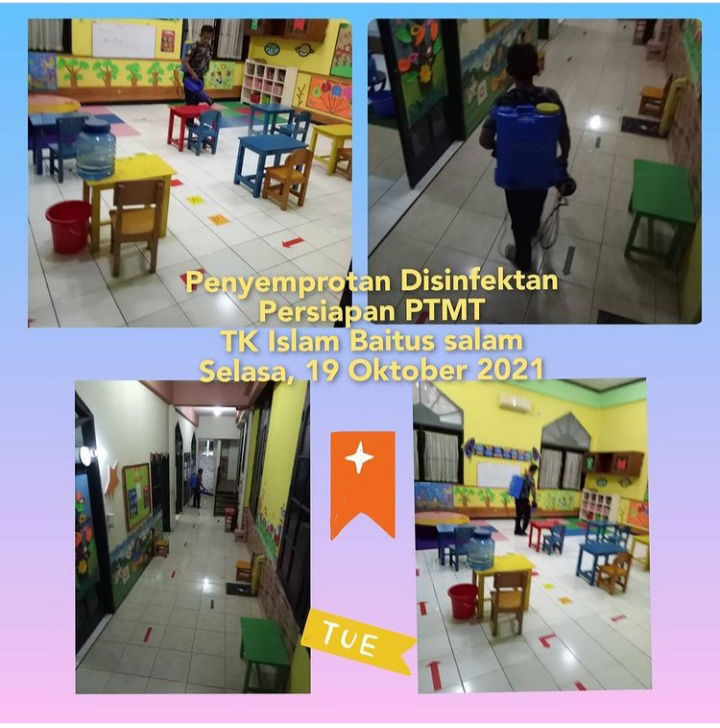 PENYEMPROTAN DISINFEKTAN TKIBS 19 OKTOBER 2021