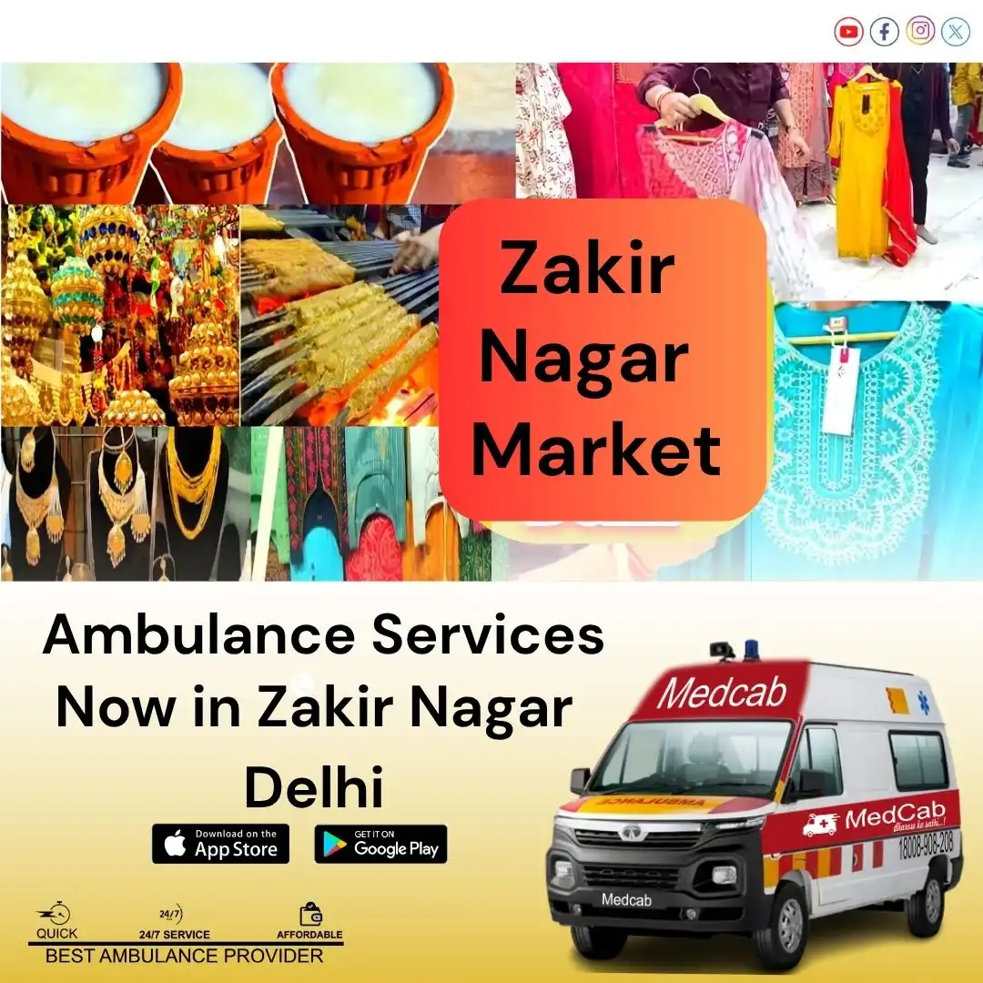  Top Ambulance Service in Zakir Nagar, Delhi 
