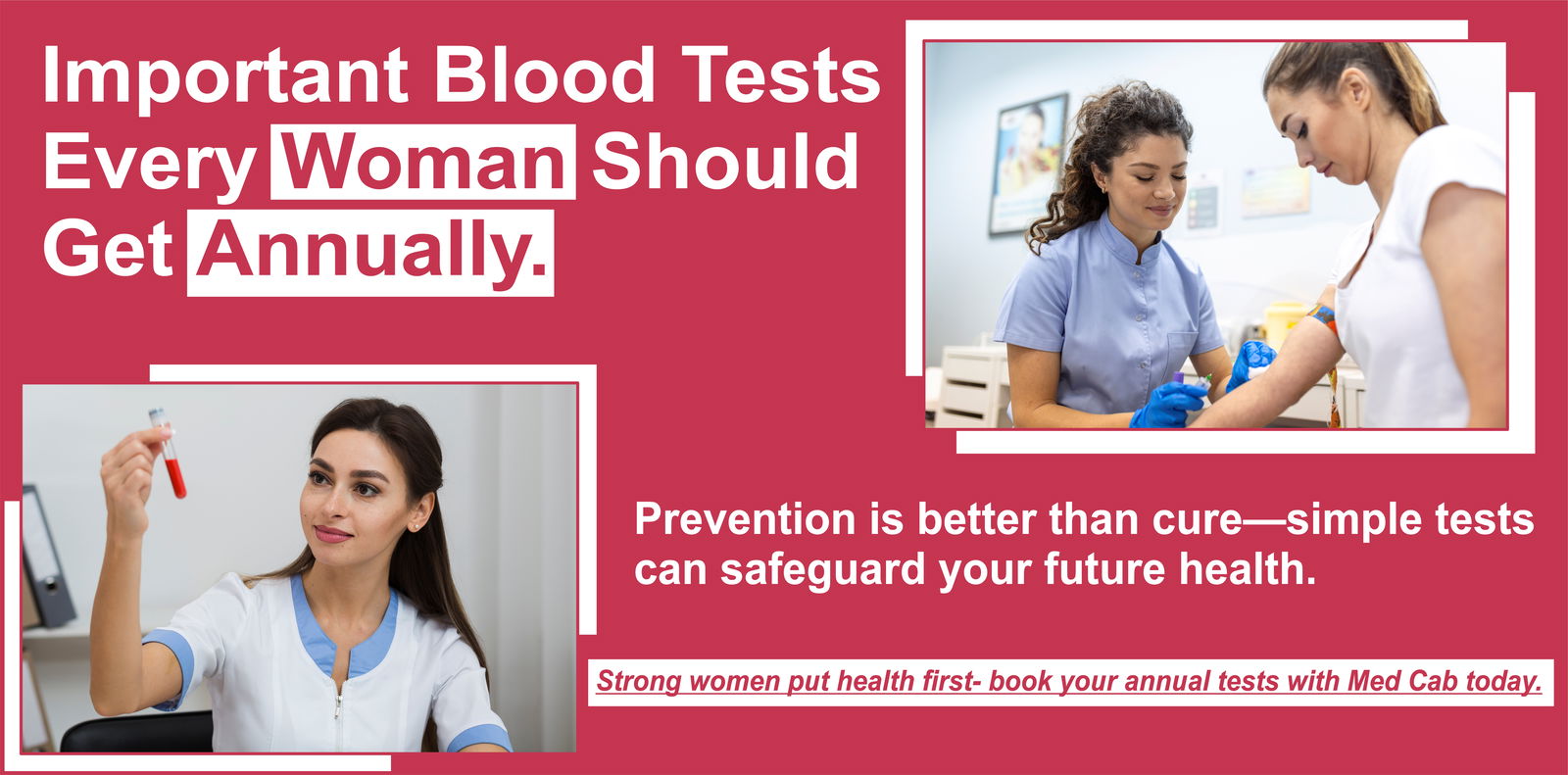 Important Blood Tests Every Woman Should Get Annually