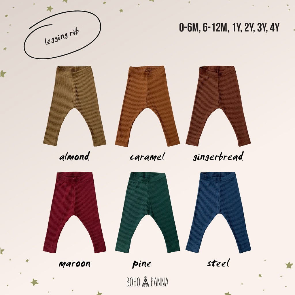 32 - ￼BOHOPANNA - LEGGING RIB