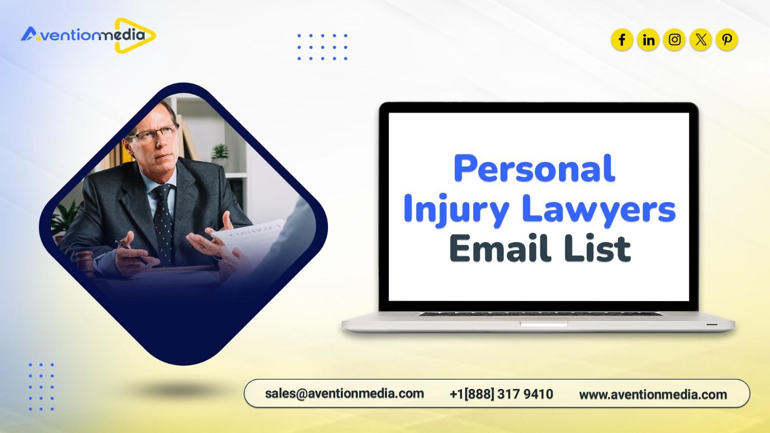 Meet Top Legal Officers using Personal Injury Lawyers Email List