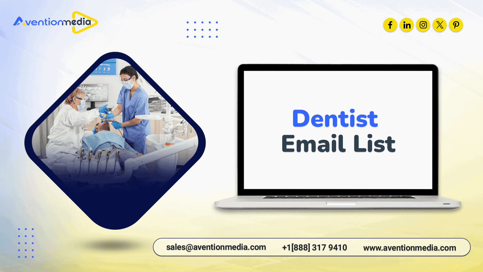 Discover High-Intent Prospects Using Our Dentist Email List