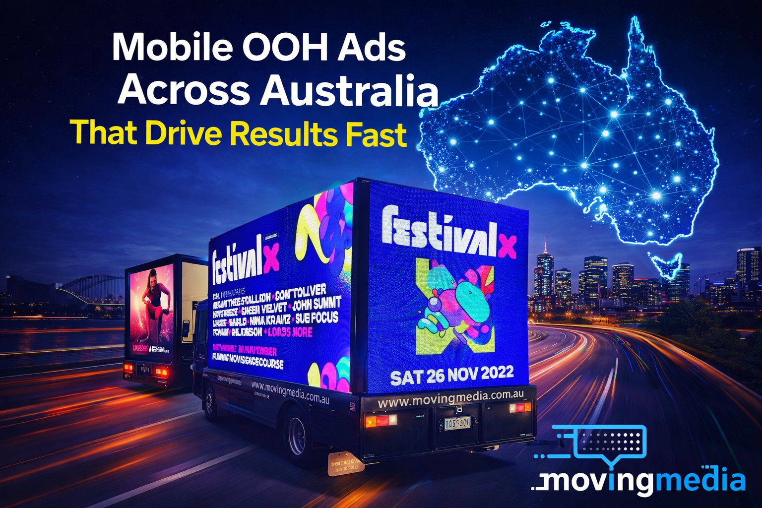 Mobile OOH Ads Across Australia That Drive Results Fast
