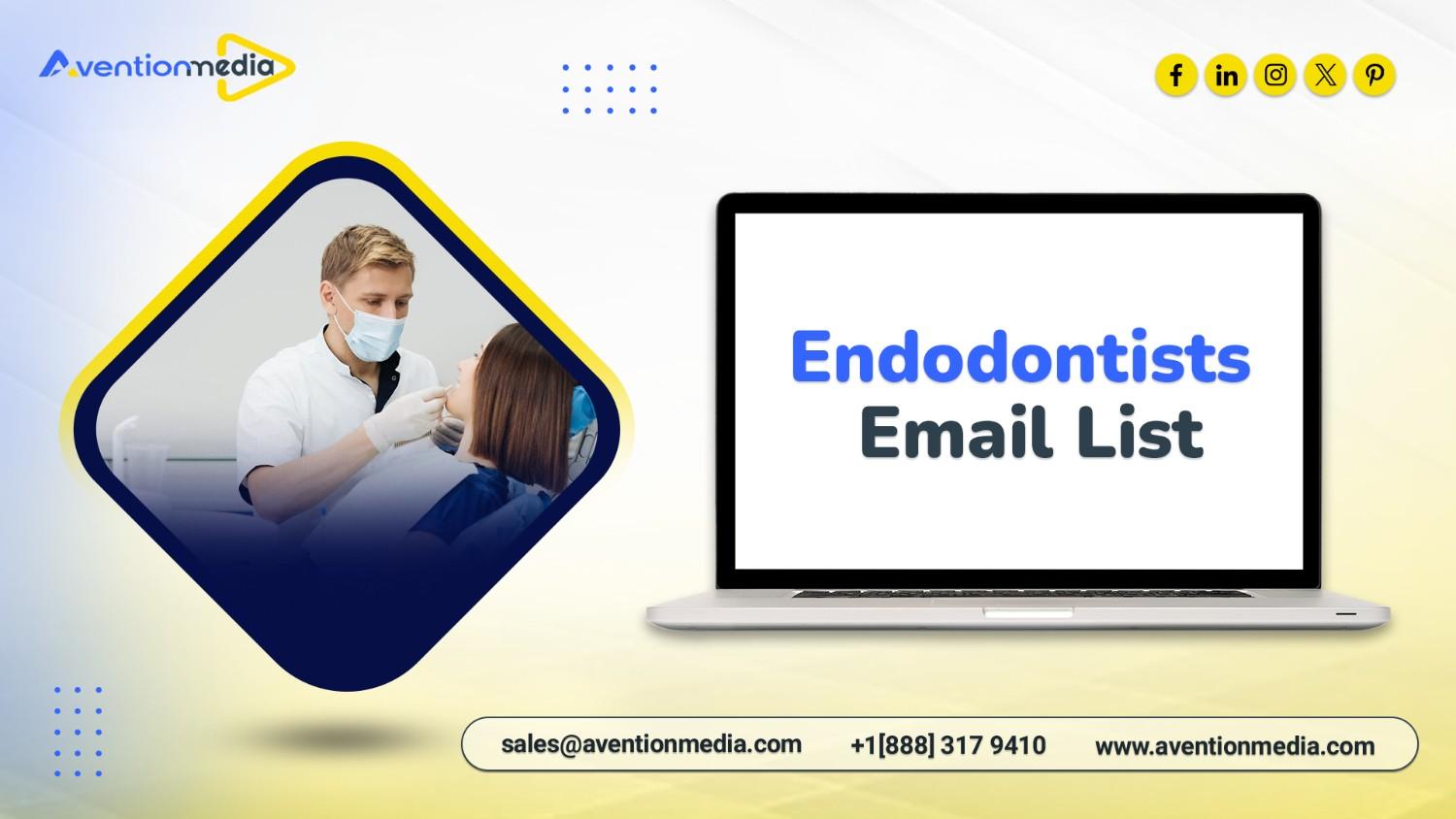 Reach Skilled Dental Practitioners using Endodontists Email List 