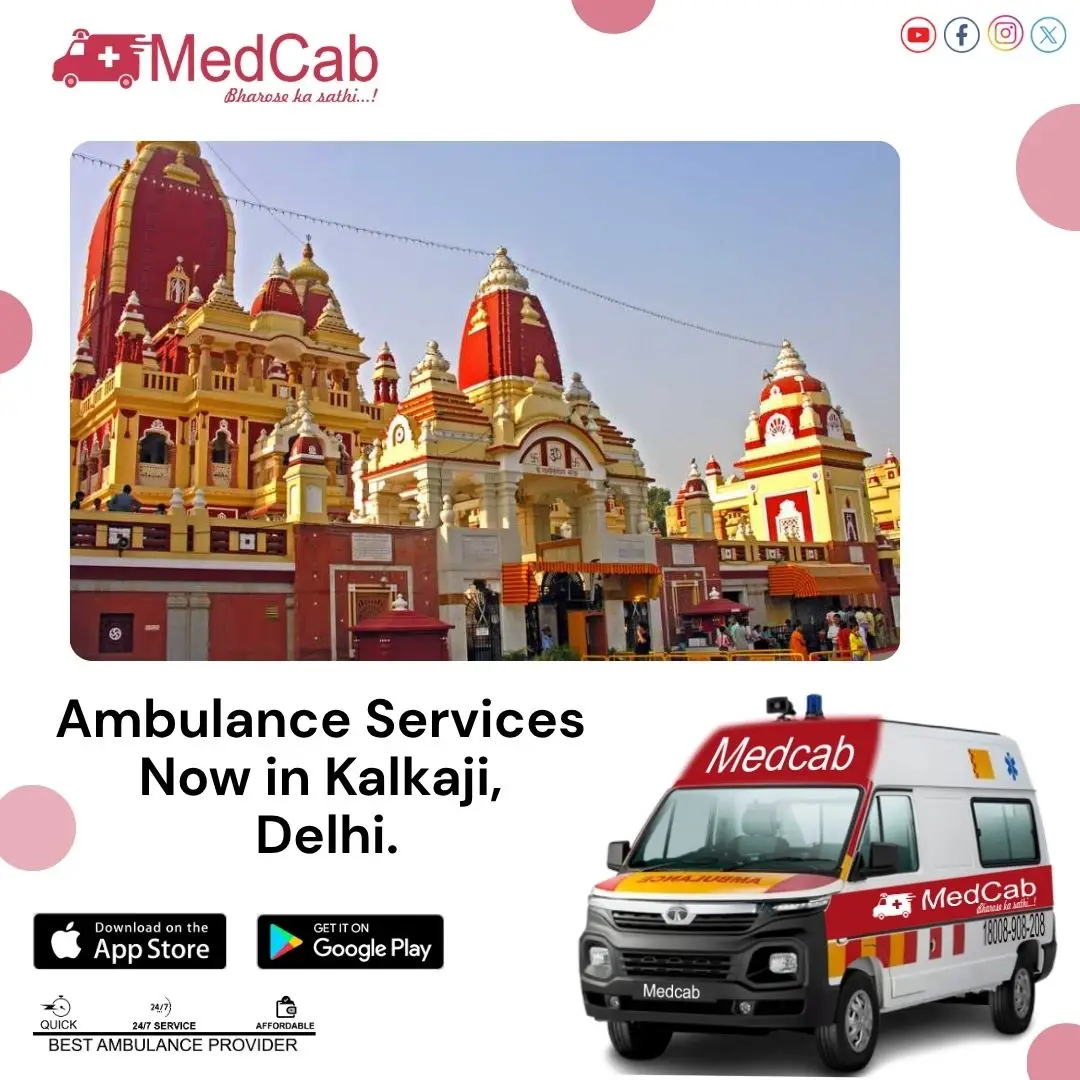 Ambulance Services in Kalkaji, Delhi