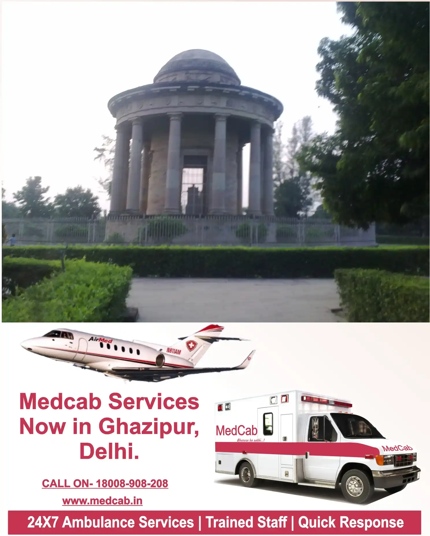 Ambulance Services in Gazipur, Delhi
