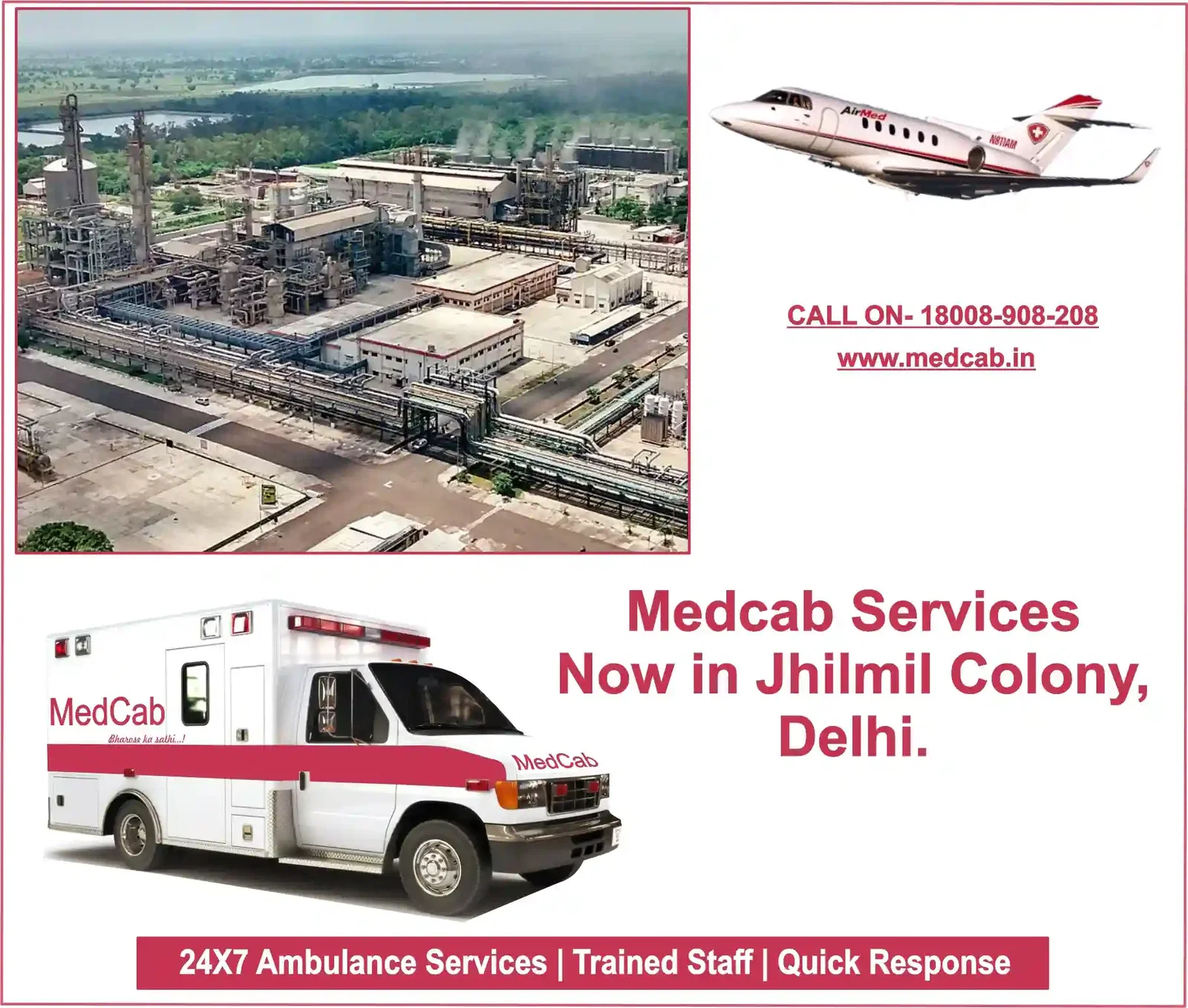 Ambulance Services in Jhilmil Colony, Delhi