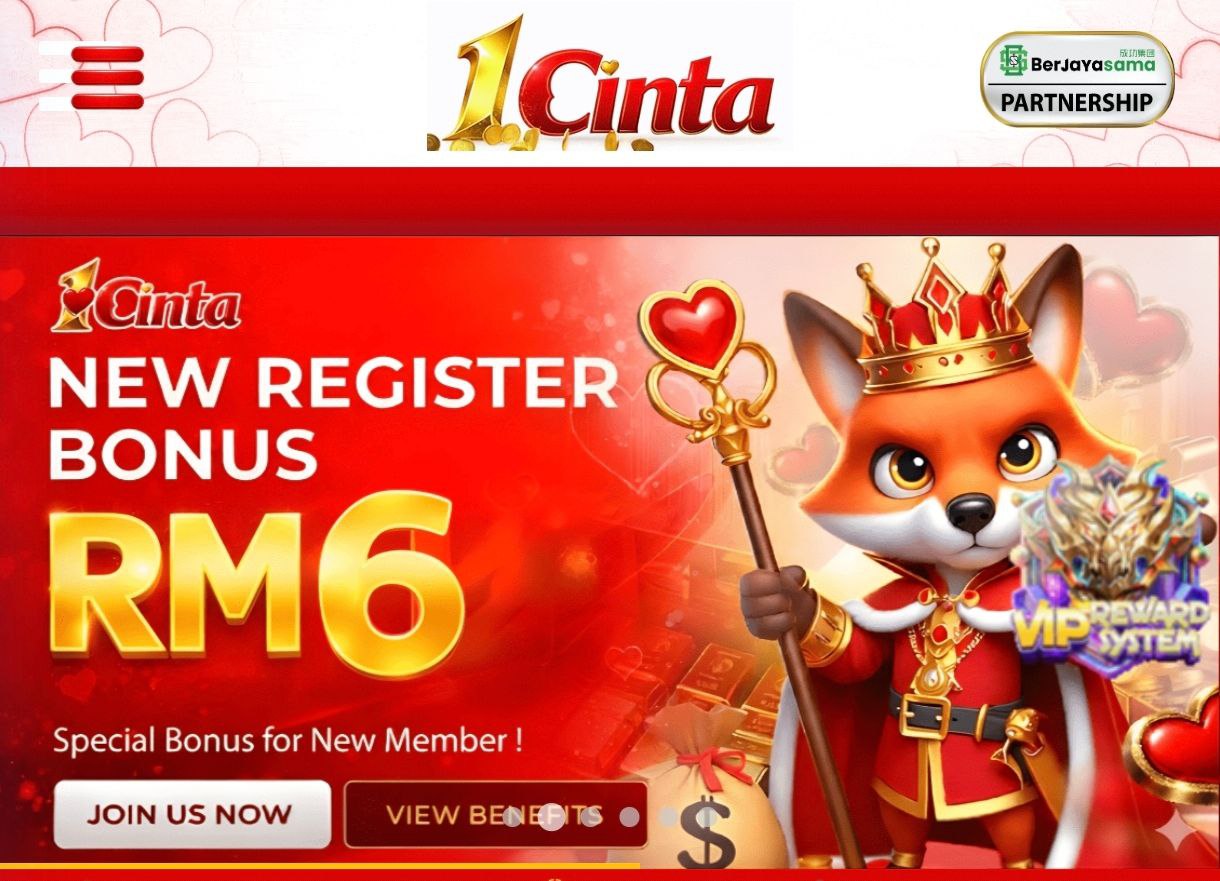 1CINTA | Online Casino Malaysia | Free Credit Bonus, Slot &amp; Live Casino