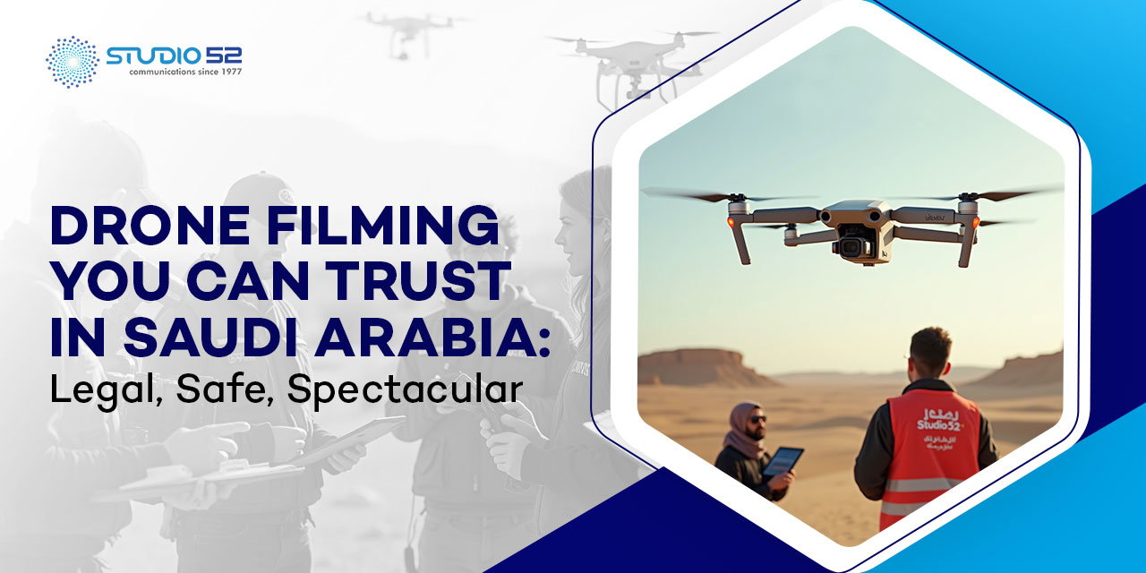 Trusted Drone Filming Services in Saudi Arabia – Safe, Legal, and Stunning
