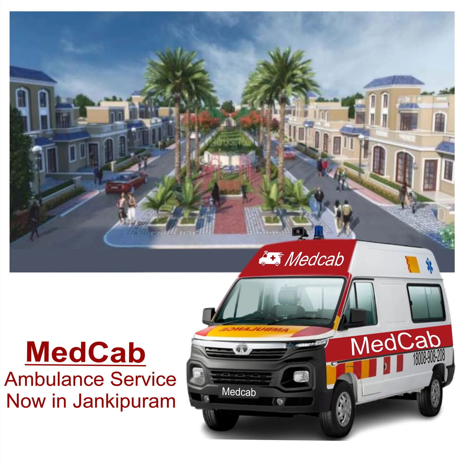 MedCab 24/7 Ambulance Service in Jankipuram Lucknow – Fast Emergency Response
