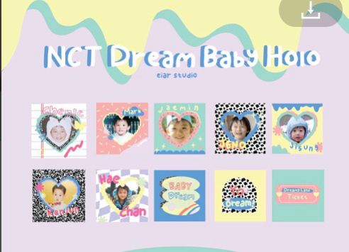 No 19 NCT Dream Baby Holo 