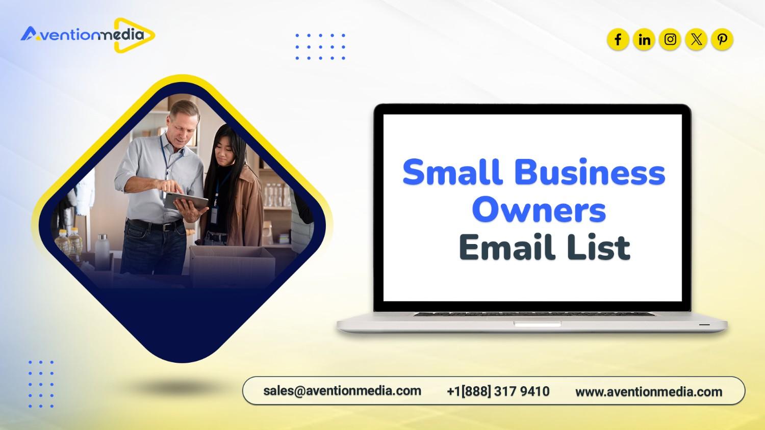 Small Business Owners Email List: Reach Key Players of Startups
