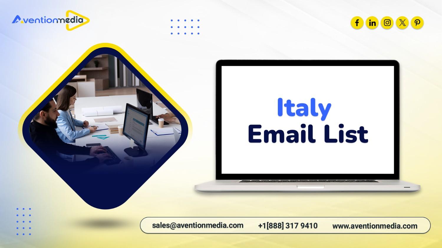 Make Your Brand Pioneer in the Italian Market Using Italy Email List