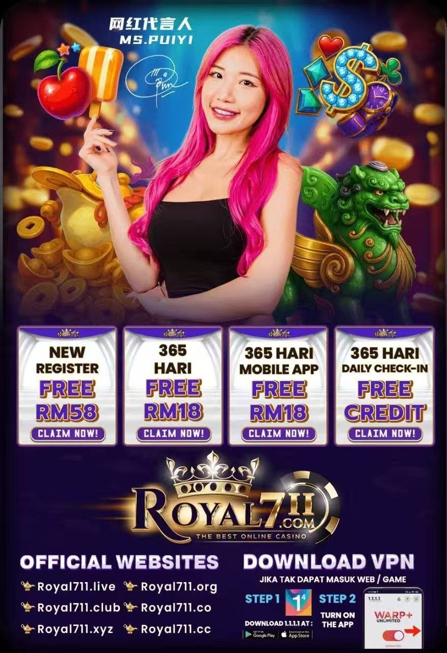 ROYAL711.CLUB | 365 FREE SHARE | Asia Biggest Online Casino | Slot Game | Live Casino | SportBook | Lottery &amp; Poker | Online Casino Malaysia |