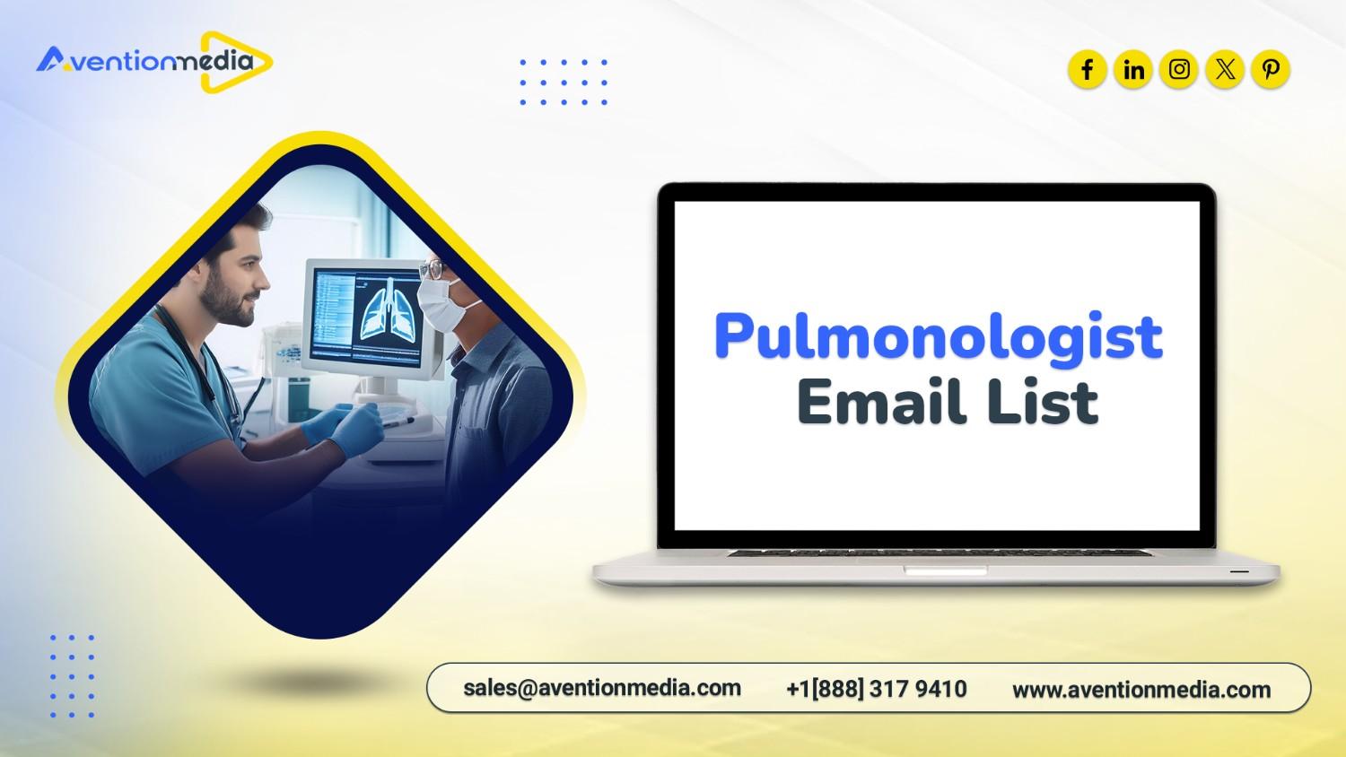 Pulmonologist Email List