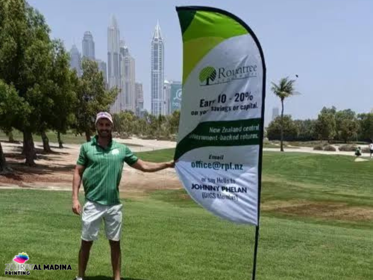 Custom Sail Flags Printing in Dubai | Indoor & Outdoor Branding UAE