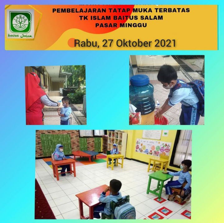 PTMT TK ISLAM BAITUS SALAM, RABU 27 OKTOBER 2021