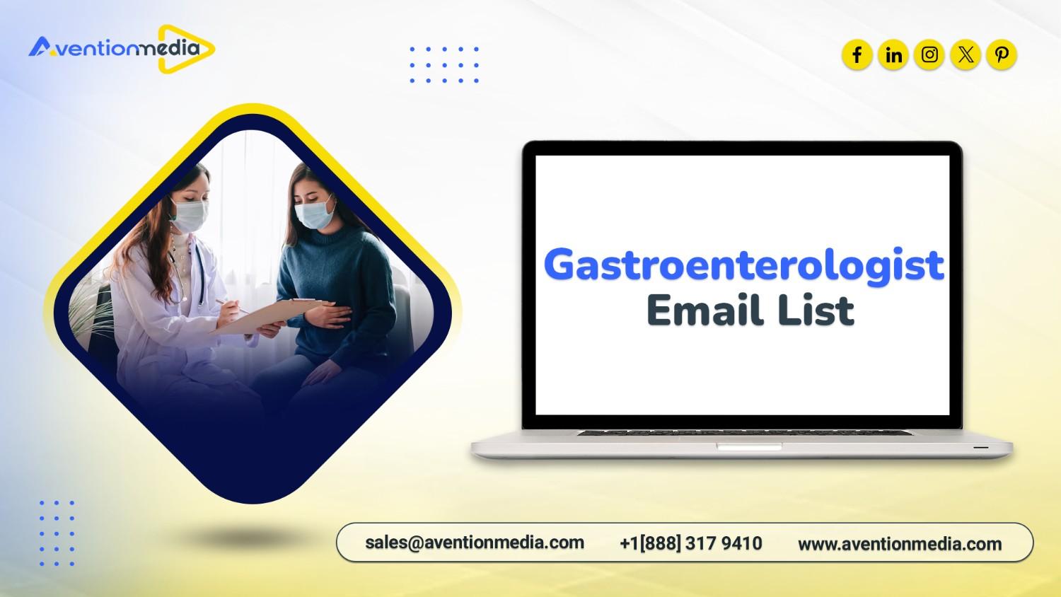 Gastroenterologist Email List