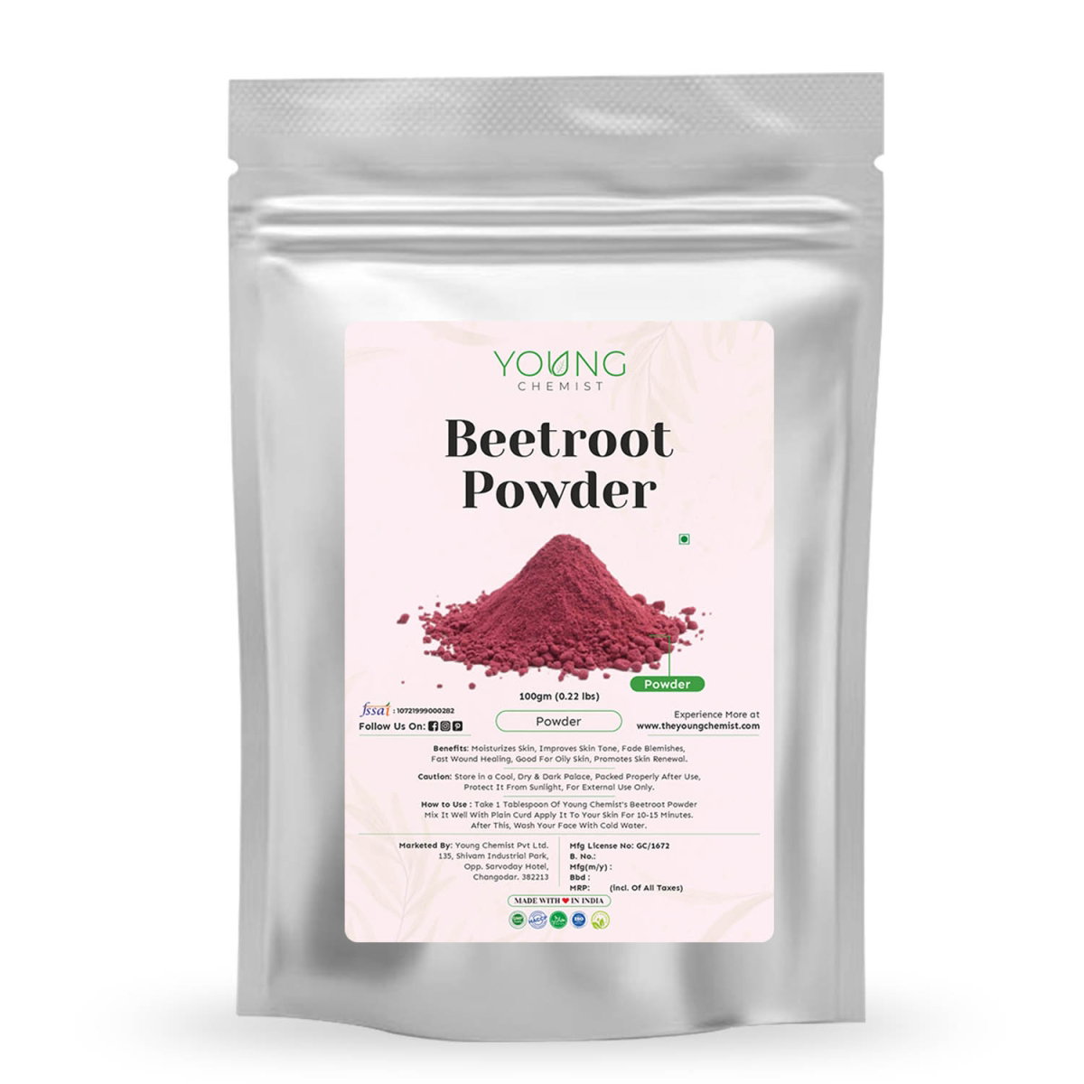 Pure Beetroot Powder Superfood for Energy, Heart Health &amp; Natural Nutrition