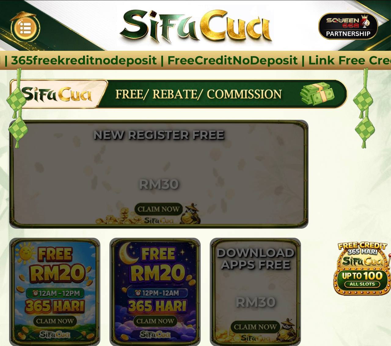 Sifucuci💵 Free Credit 365Hari RM20💵New Register Free RM30💵Welcome Bonus 50%💵Telco Cuci Penuh