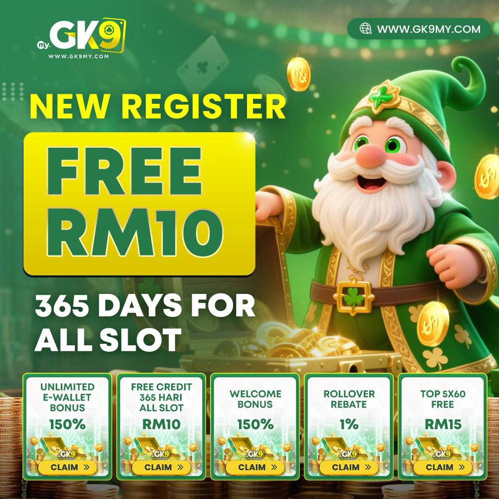 GK9MY💵 Free Credit 365Hari RM3 All Slot💵New Register Free RM6 All SLot💵Free Credit 365 Hari APP RM4 All Slot💵Welcome Bonus 50%