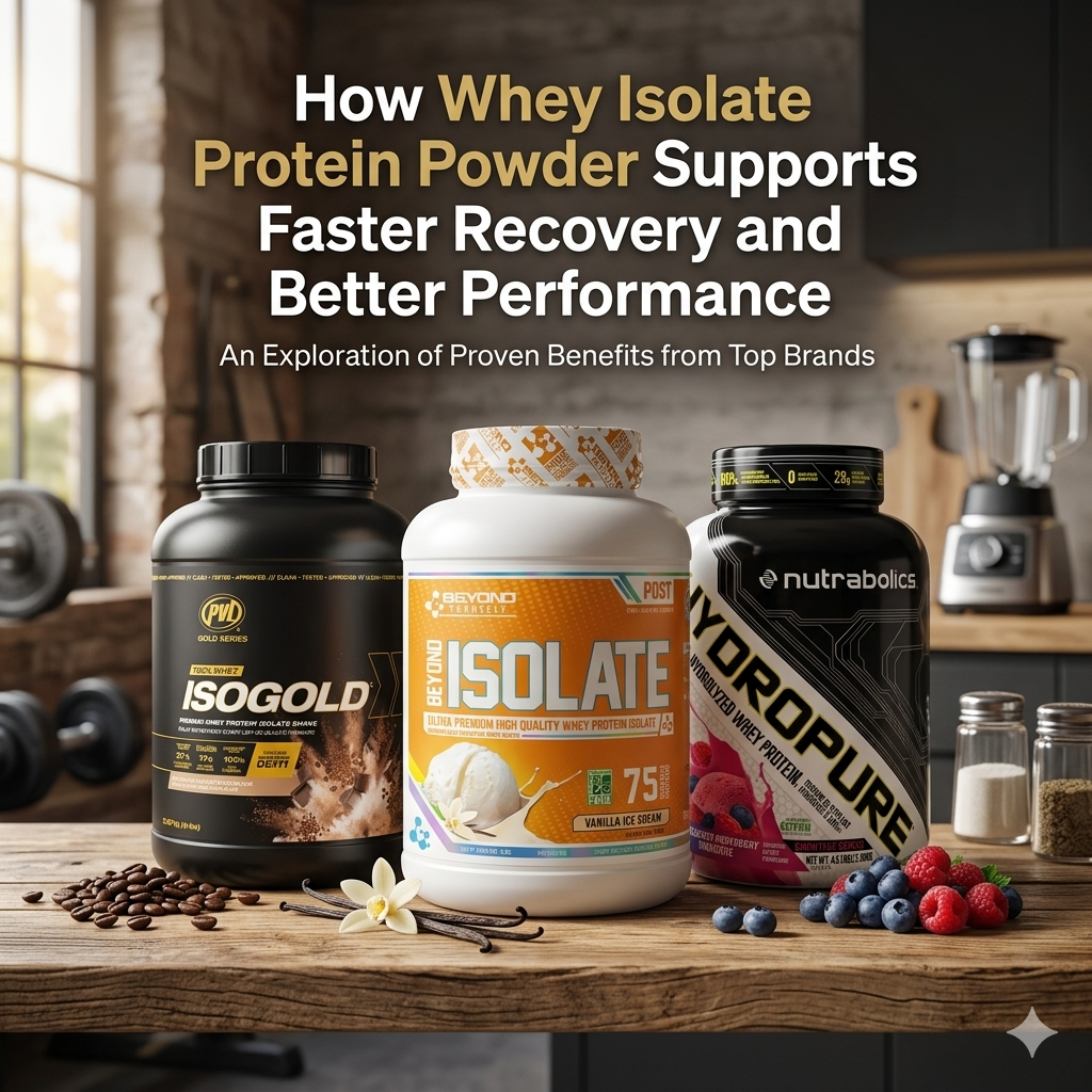 How Whey Isolate Protein Powder Supports Faster Recovery and Better Performance
