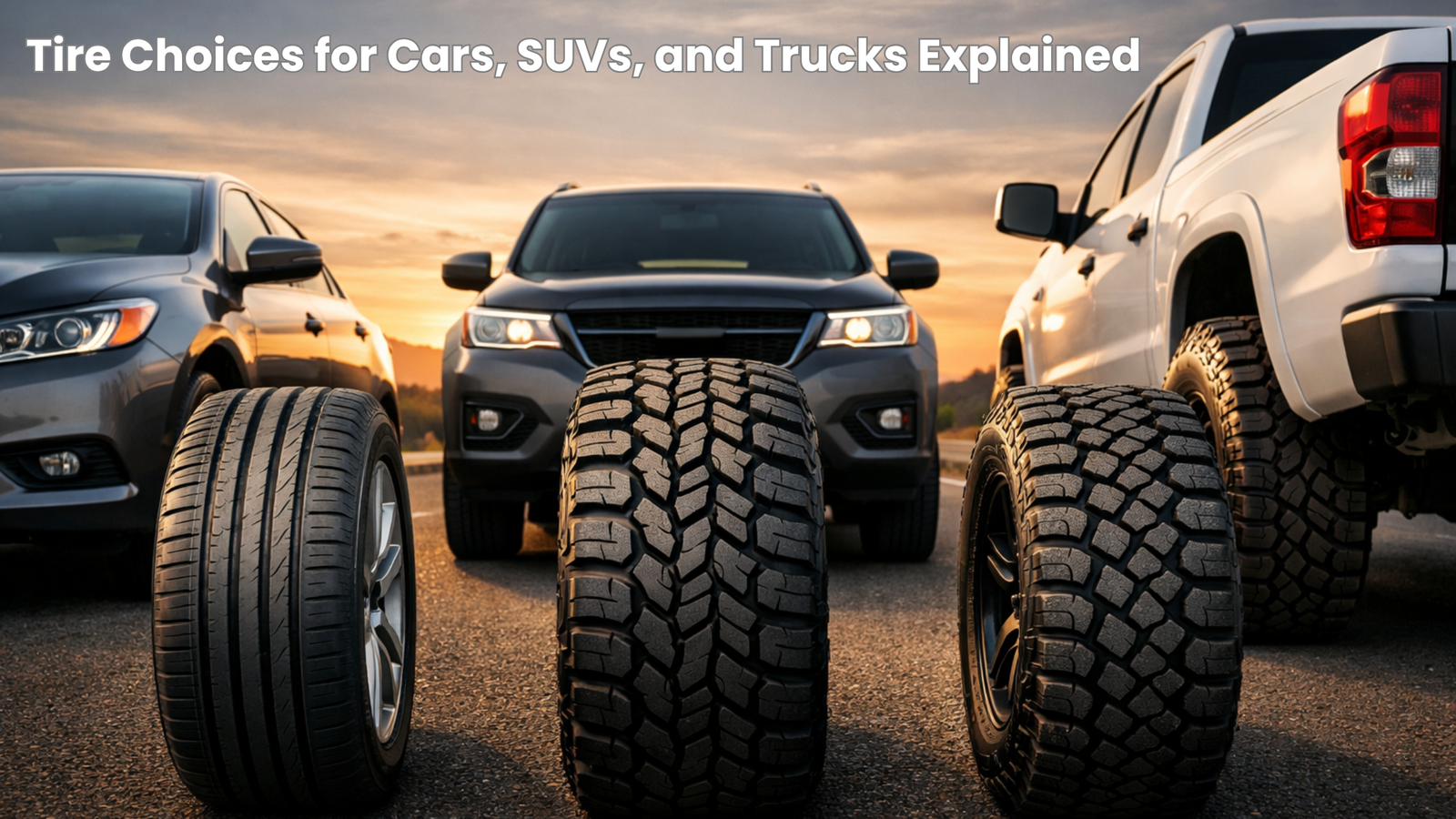 Tire Choices for Cars, SUVs, and Trucks Explained - AtoAllinks