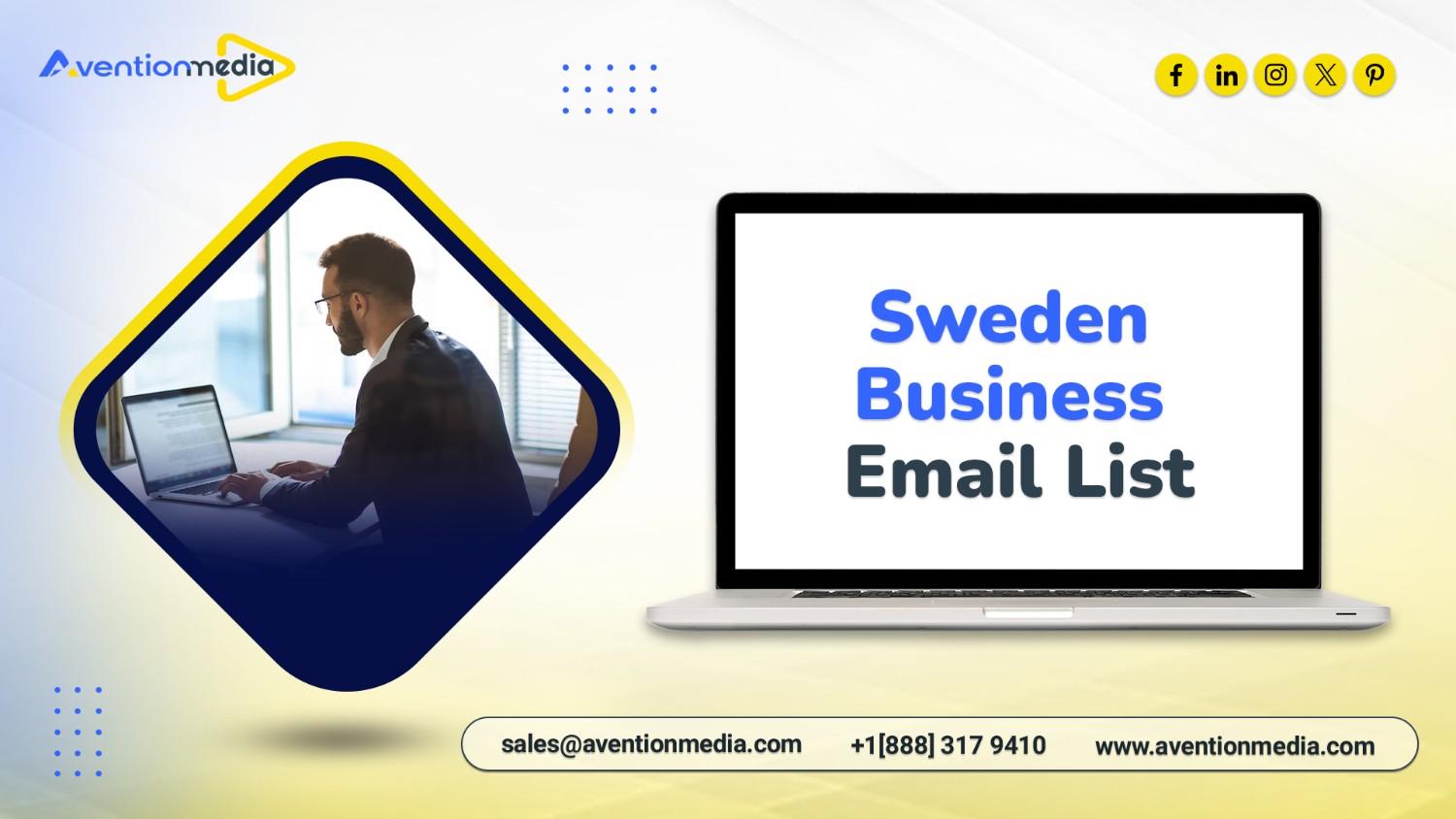 Sweden Business Email List