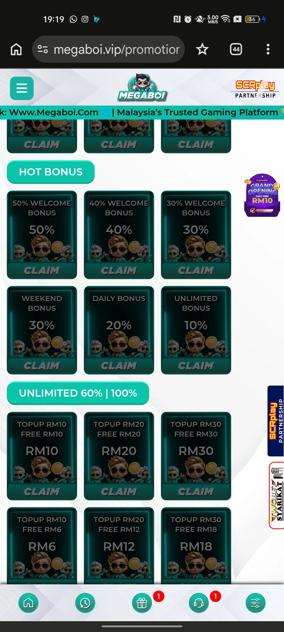 MEGABOI | Asia’s #1 Online Casino | Slots, Live Casino &amp; Sportsbook | Trusted &amp; High RTP