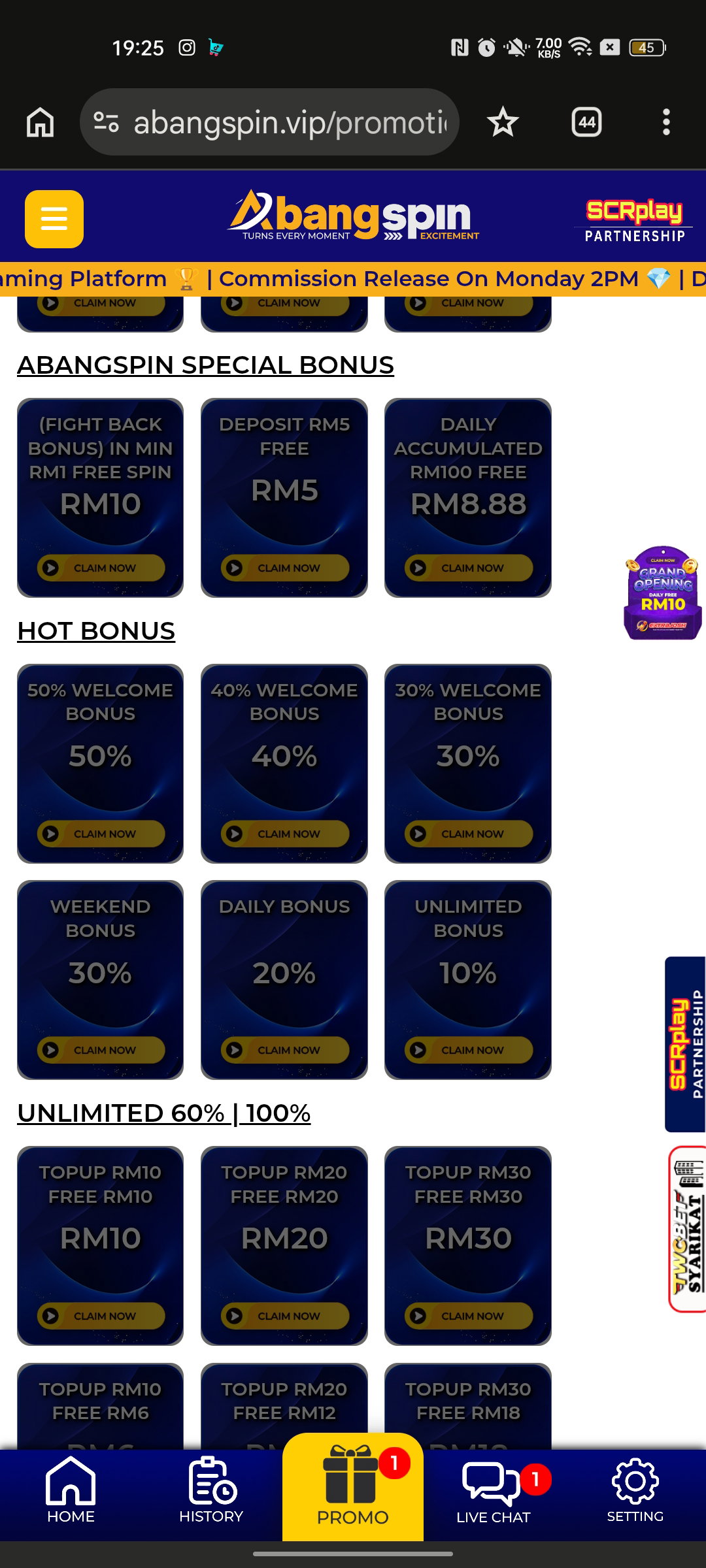 ABANGSPIN | Asia Biggest Online Casino | Slot Game | Live Casino | SportBook | 100% Trusted Guaranteed | Highest RTP Slot Platform