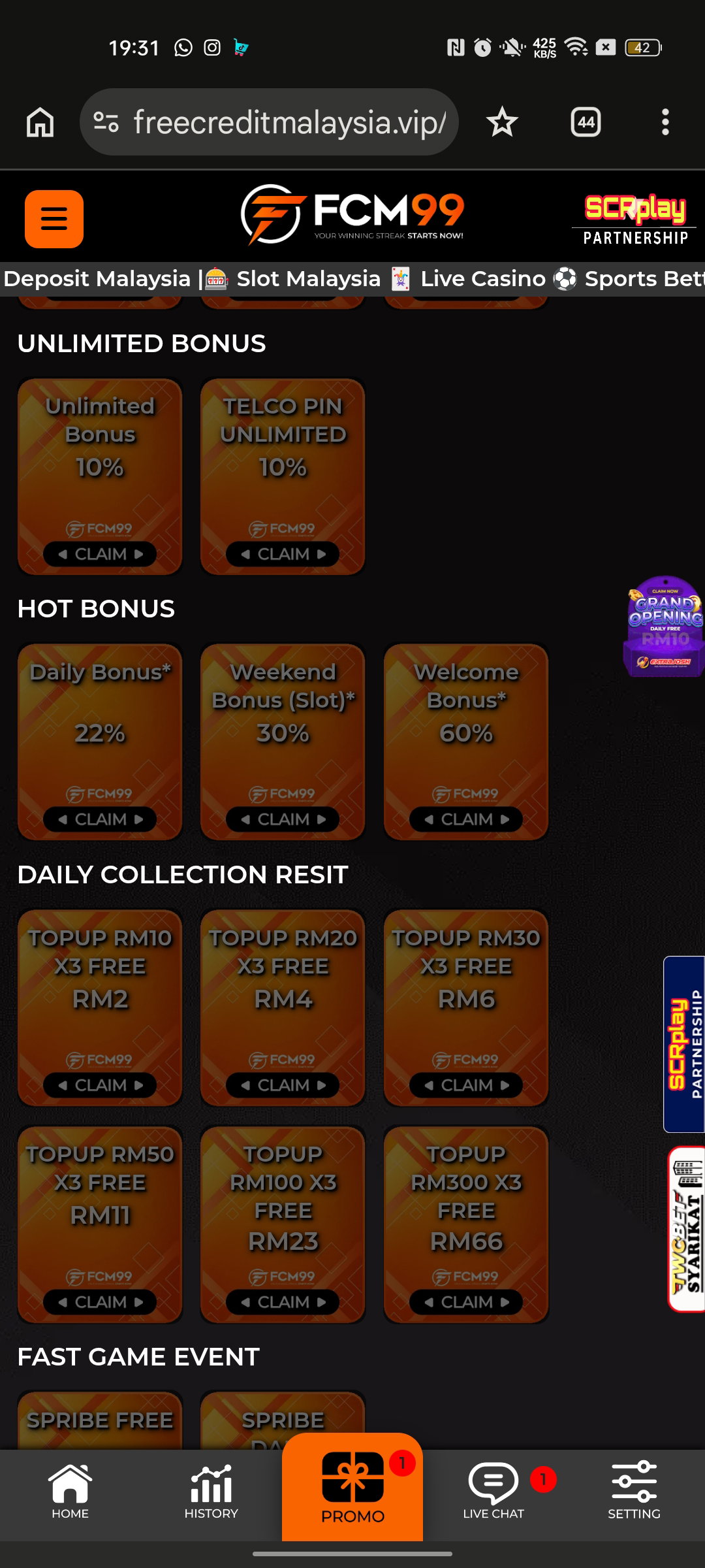 FreeCreditMalaysia99 | Free Credit No Deposit | Claim Free Credit RM5 | Free Credit Casino 2025