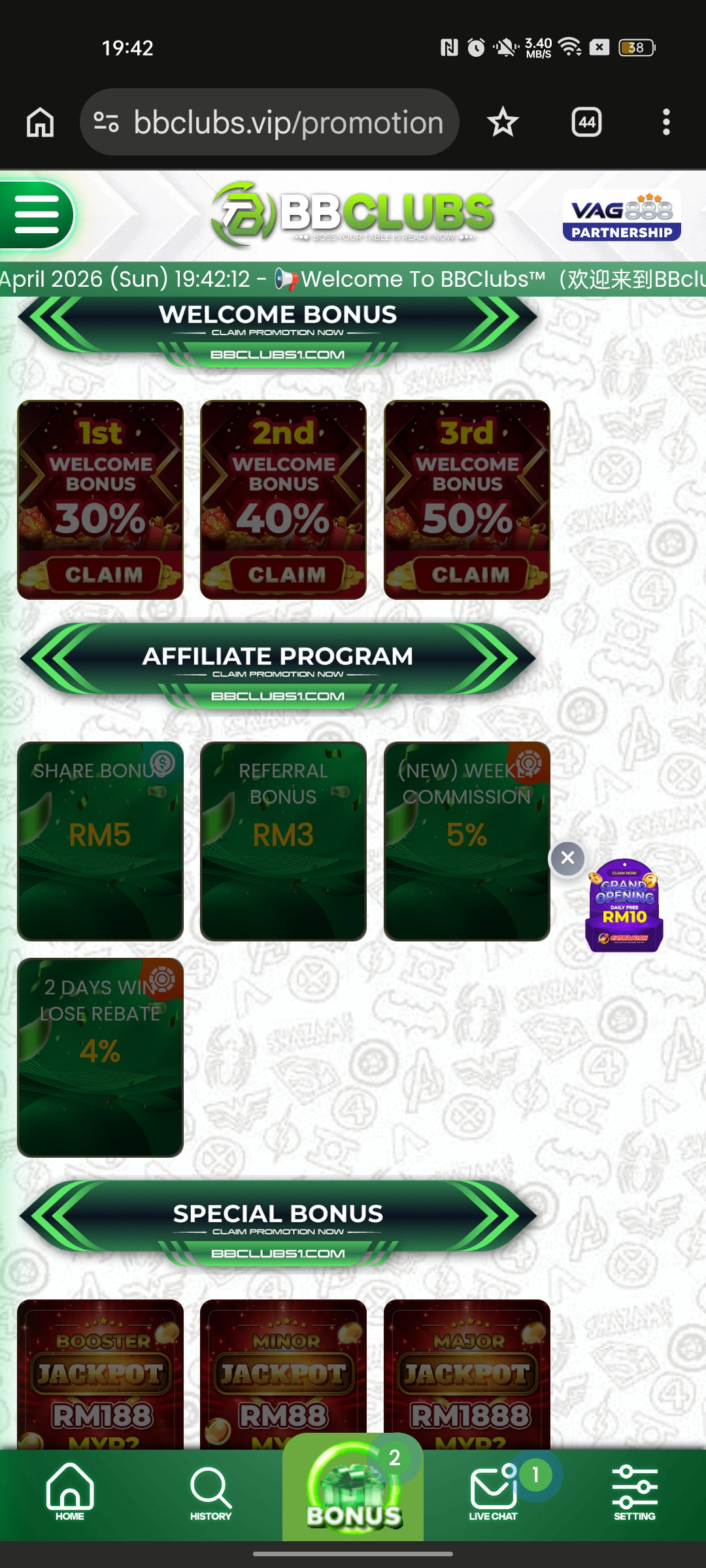 BBCLUBS | Asia Top Online Casino